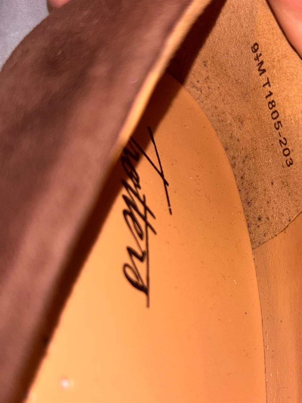 Trotters Brown Suede Low Kitten Heel Pumps - Picture 13 of 13